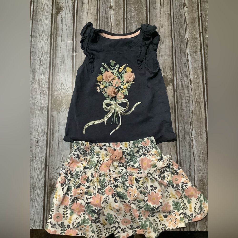 Girls’ Skirt Outfit